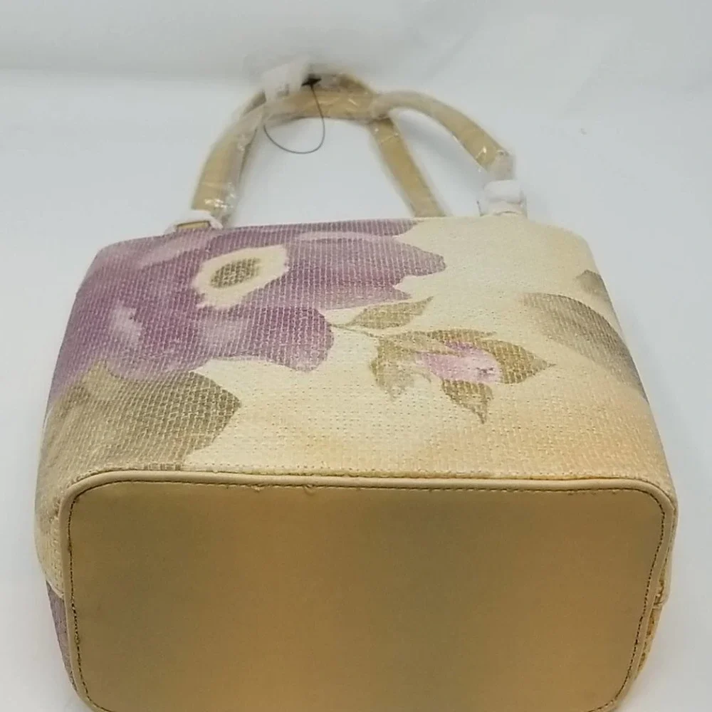 Tropical‎ Hawaiian Woven Floral Handbag Small